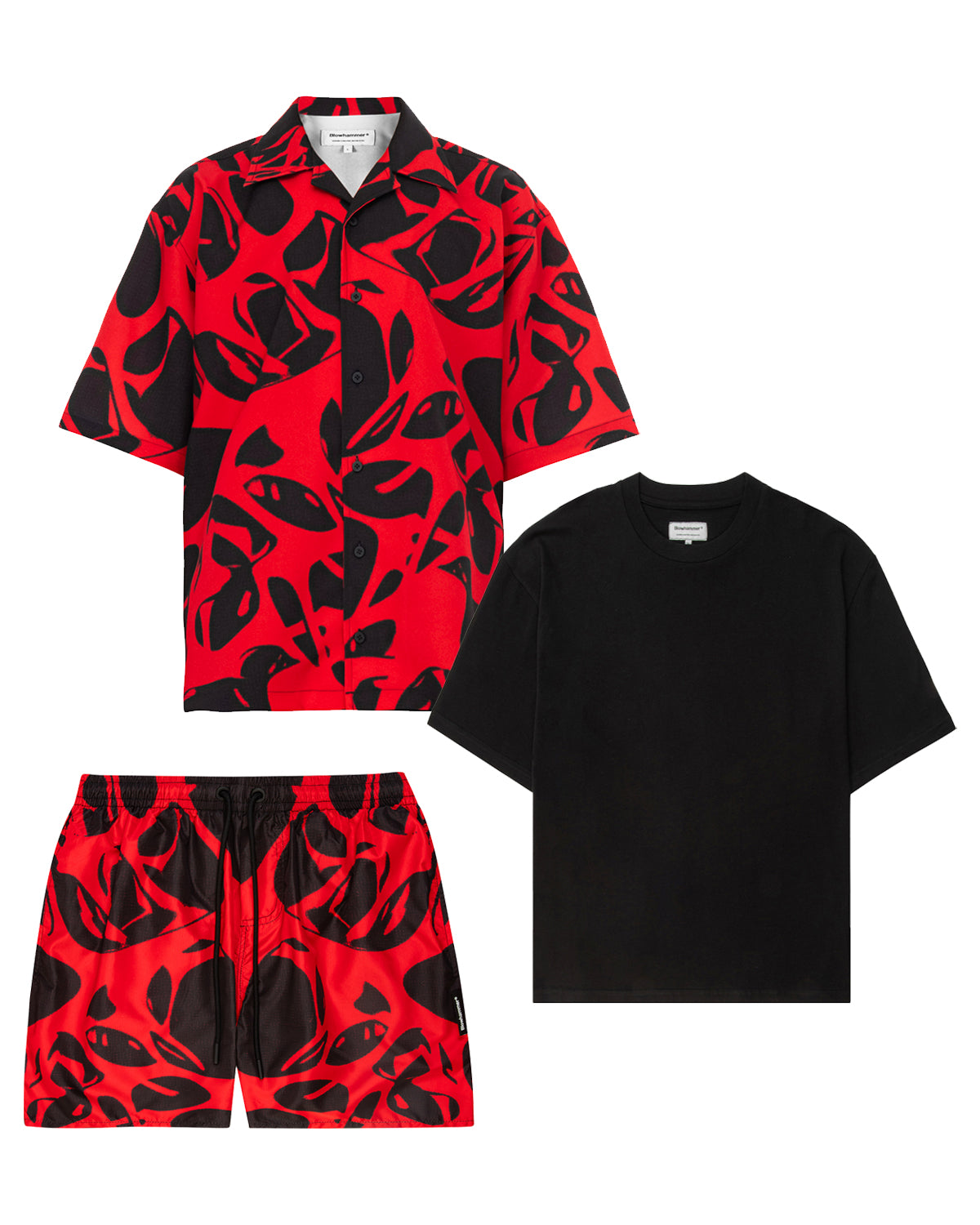 Stranded Shirt + Swimwear + T-Shirt