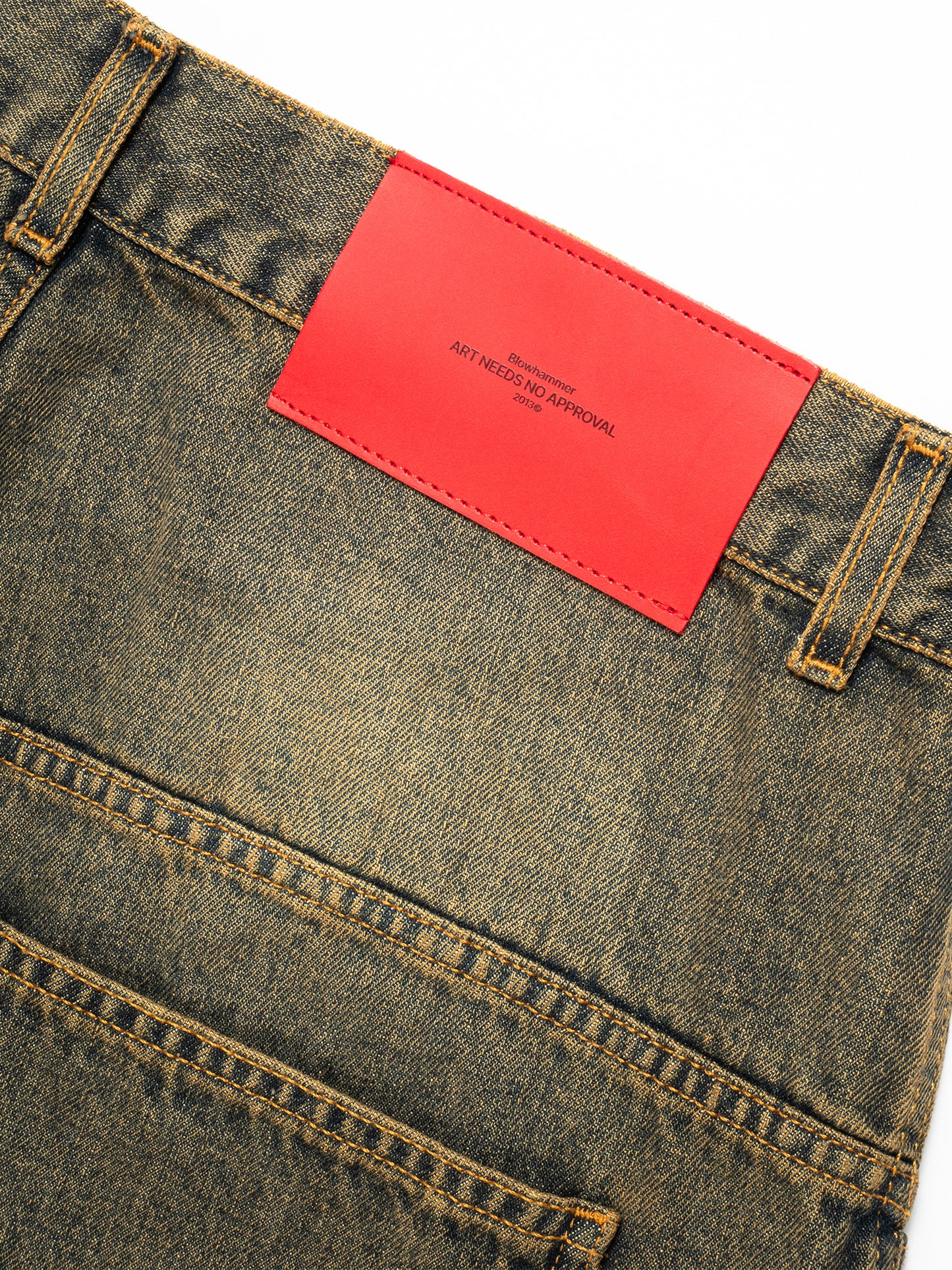 Aged Denim Jorts