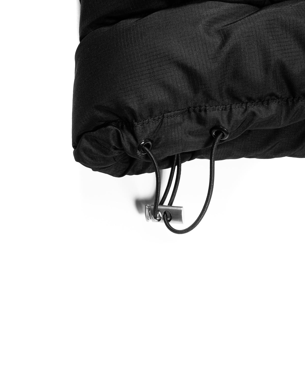 Solid Black Down Jacket