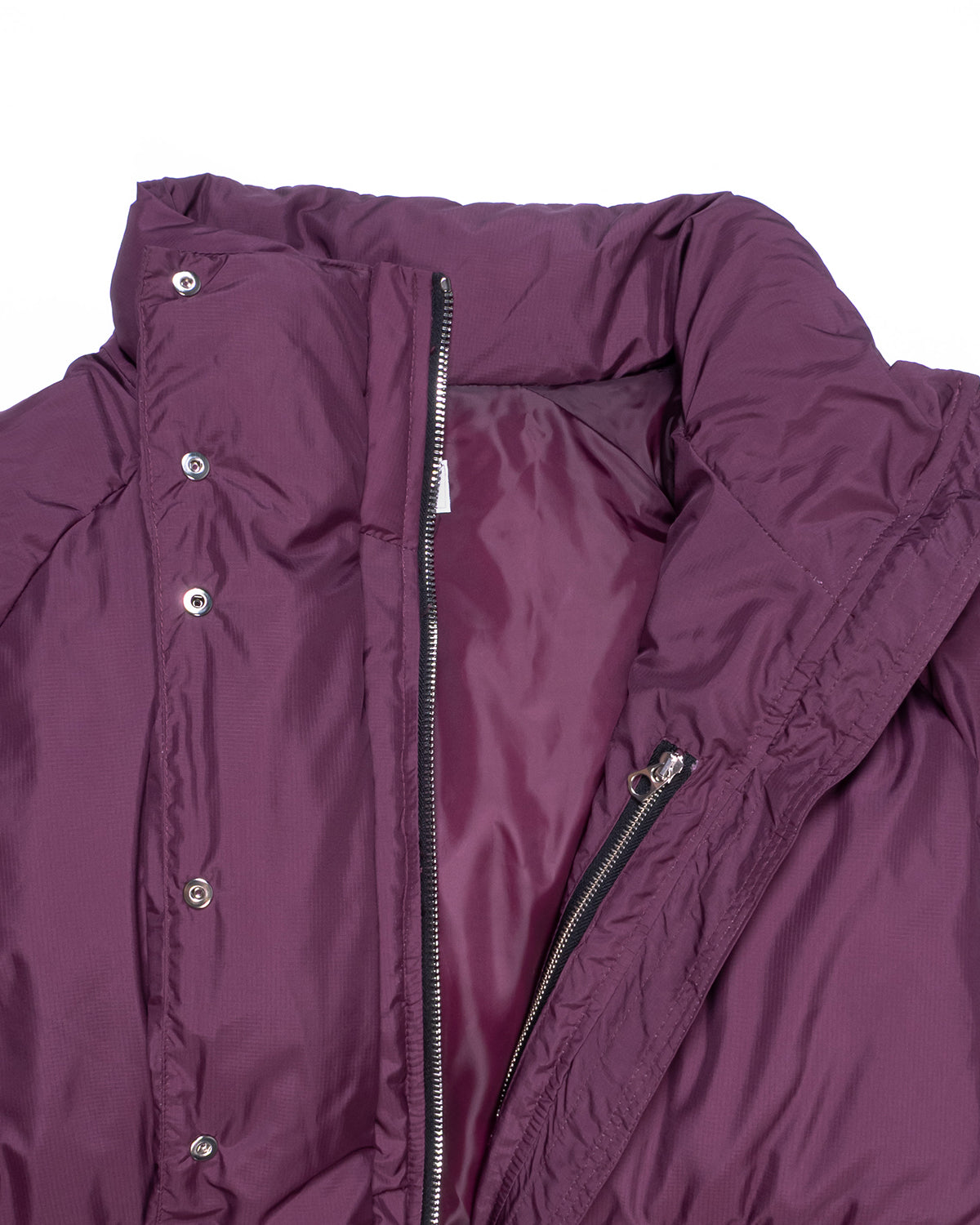 Solid Purple Down Jacket