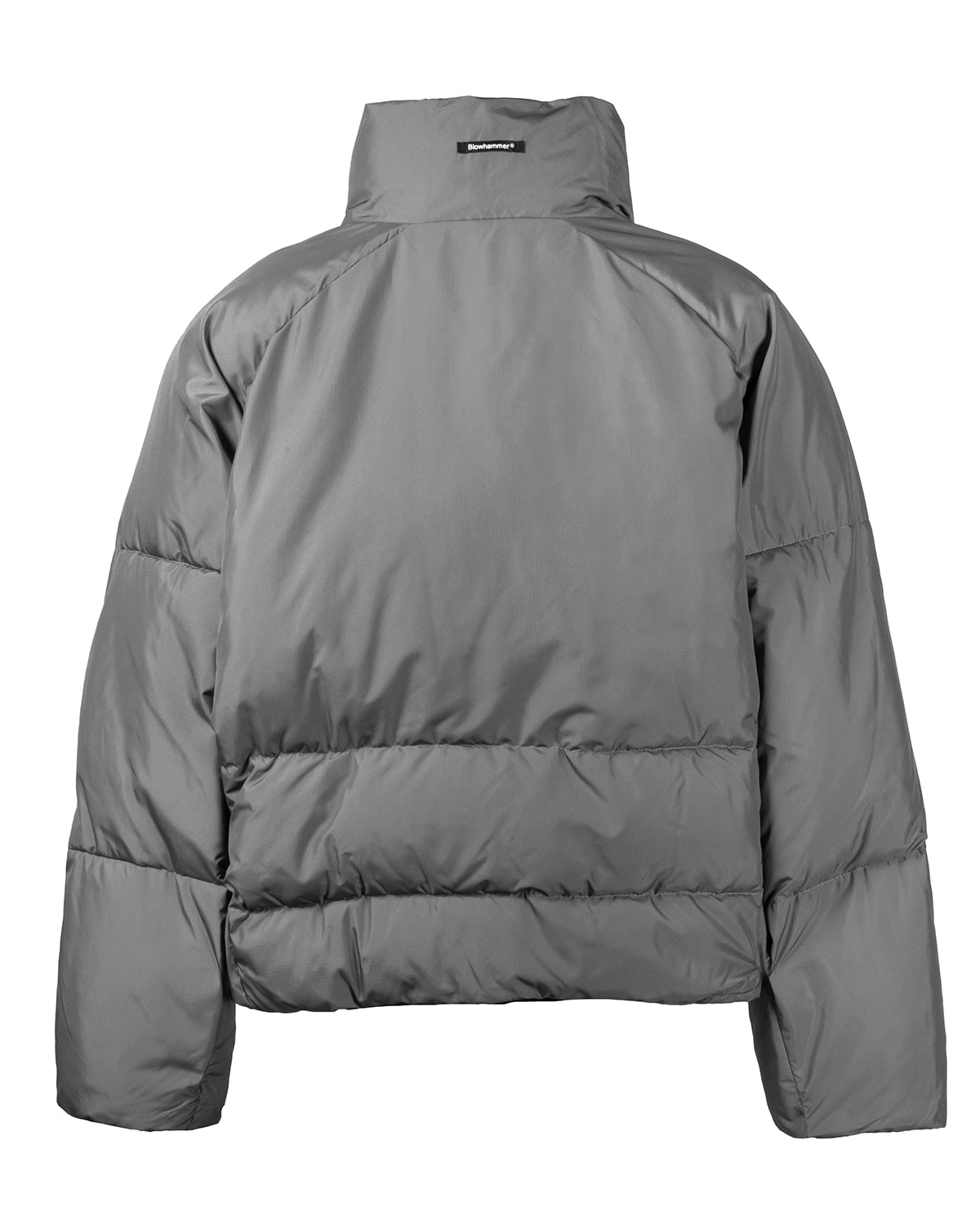 Solid Grey Down Jacket