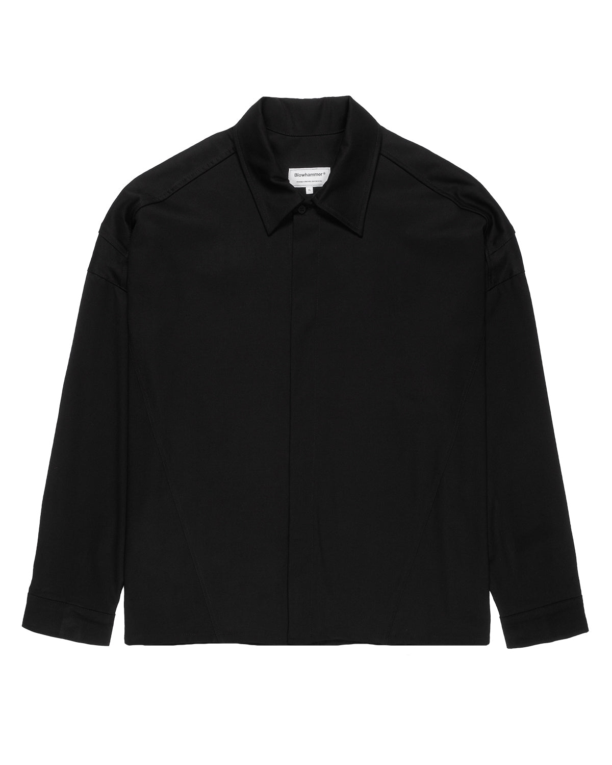 Minimal Black Longsleeve Shirt