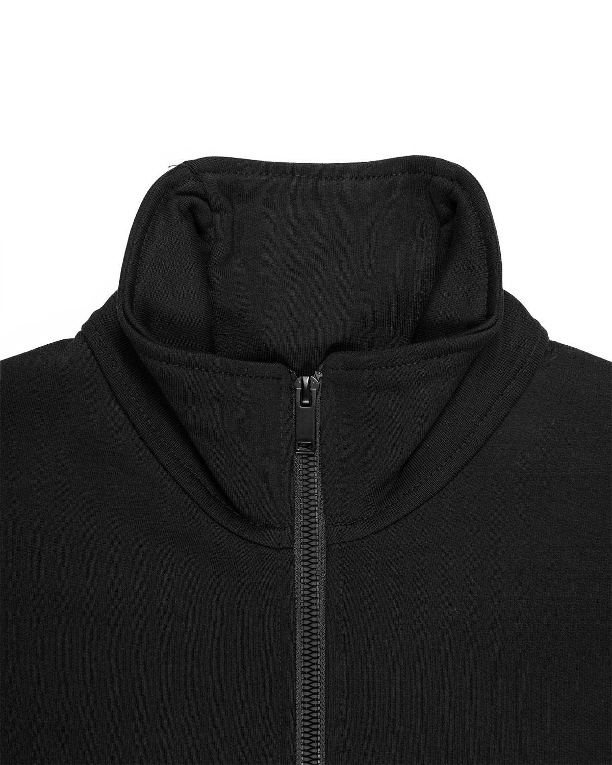 Minimal Felpa Girocollo Zip | Uomo