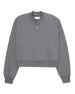 Minimal Grey Crewneck Sweatshirt