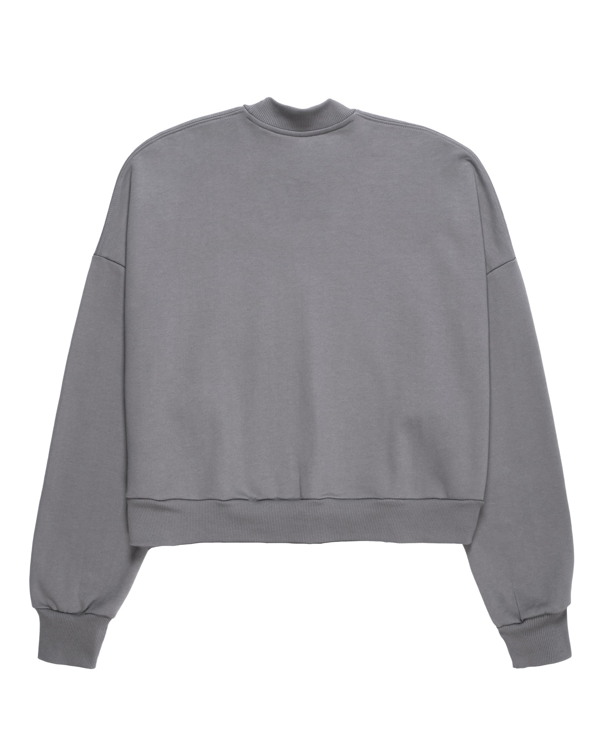 Minimal Grey Crewneck Sweatshirt