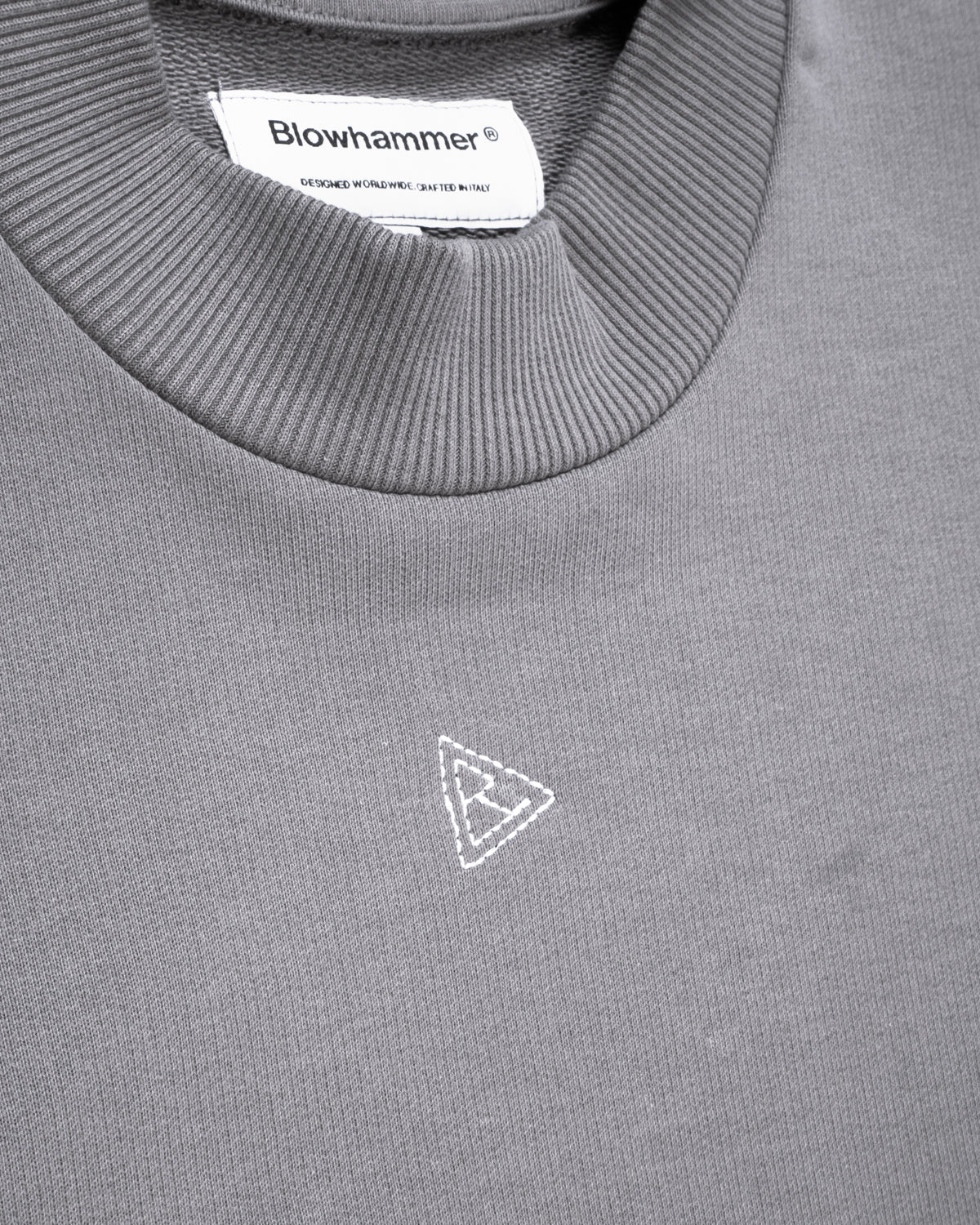 Minimal Grey Crewneck Sweatshirt