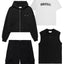 Broken Ecplise T-Shirt + Hoodie + Bermuda + Tank