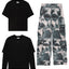 Black Minimal 2 x T-Shirt + Cargo