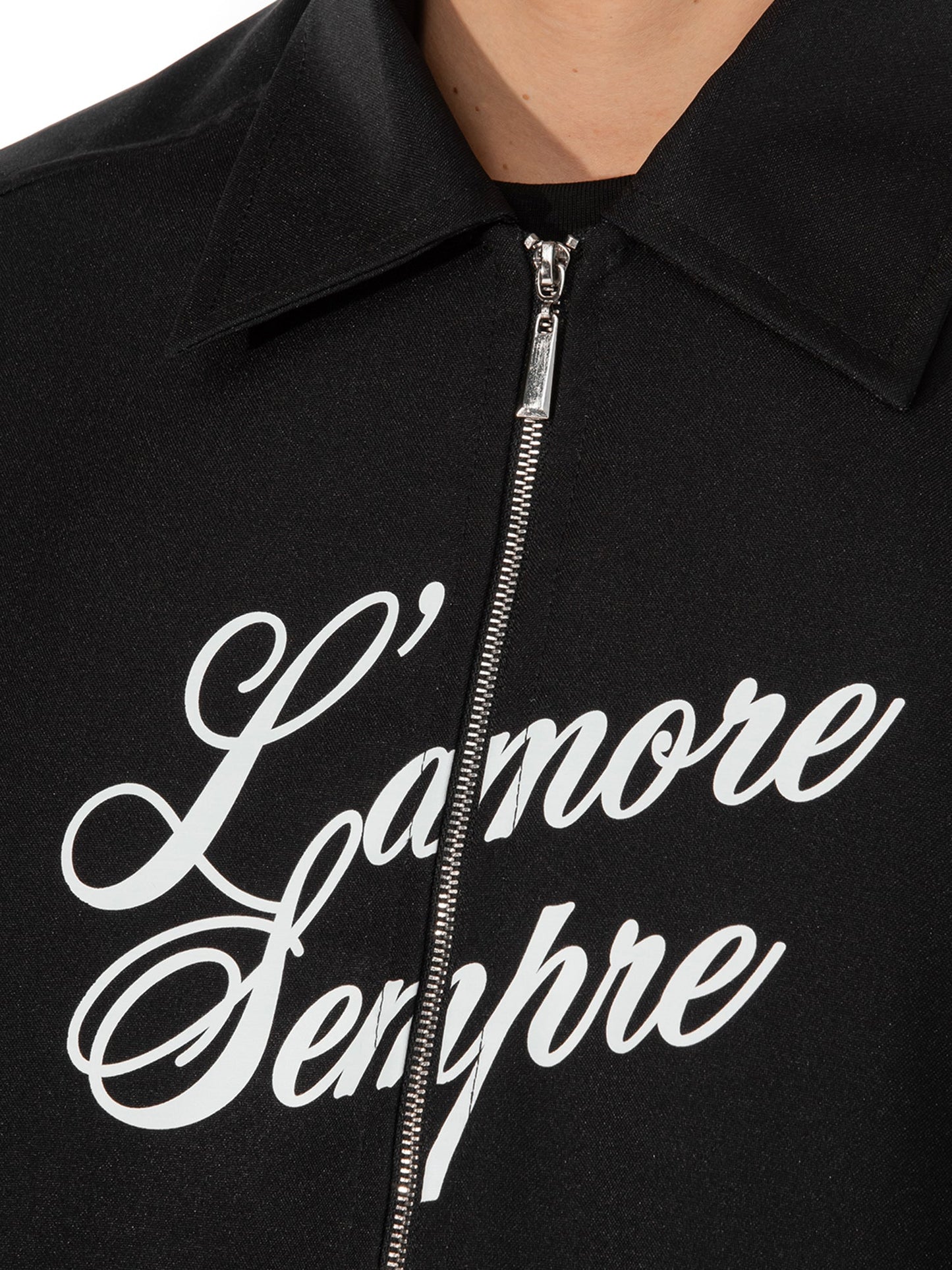 L’ amore sempre black Windbreaker | Blowhammer, color_black