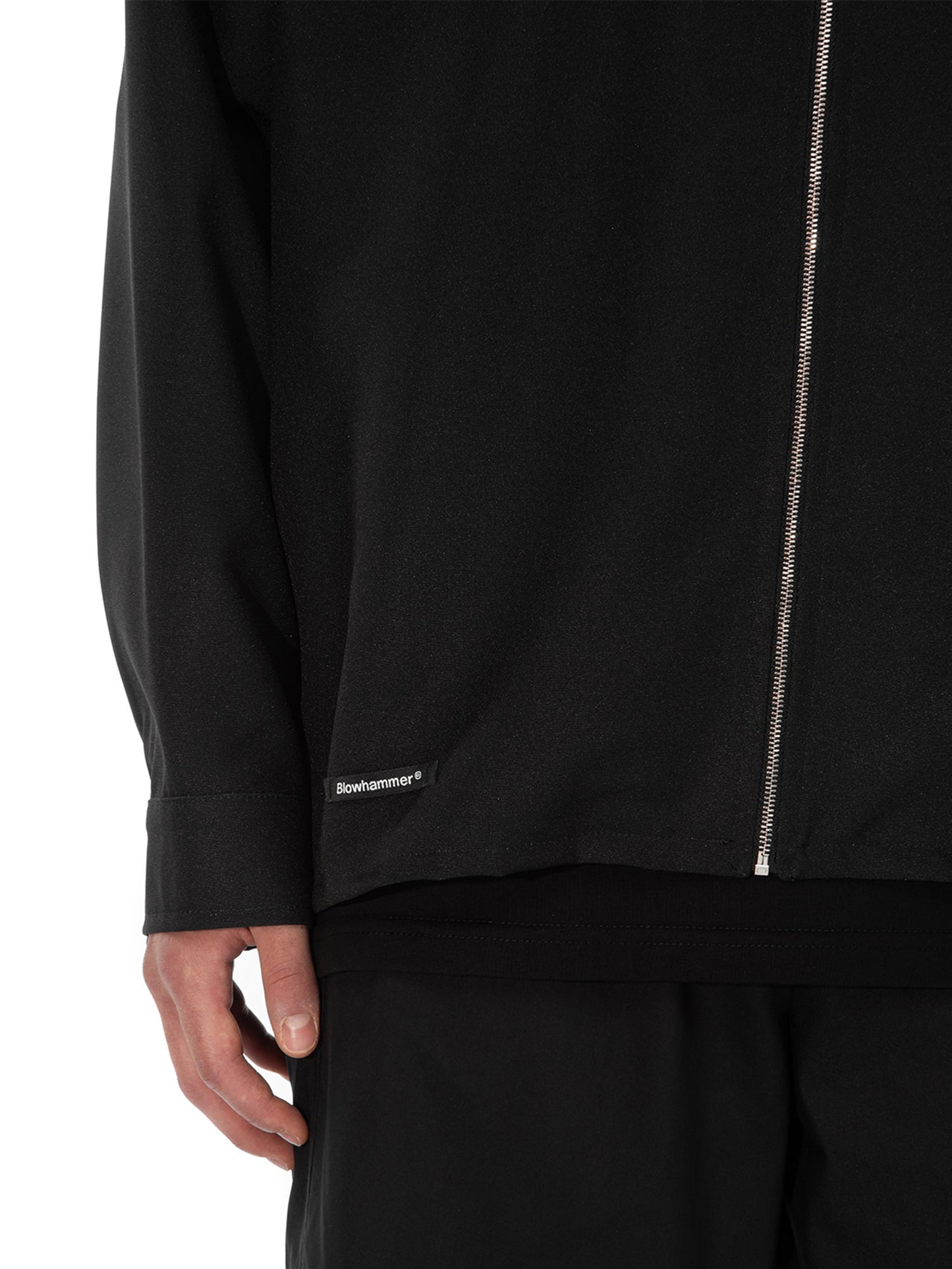 L’ amore sempre black Windbreaker | Blowhammer, color_black