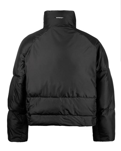 Solid Black Down Jacket