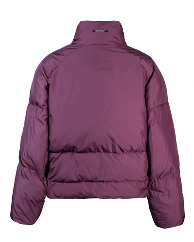 Solid Purple Down Jacket