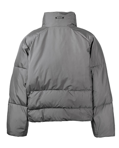 Solid Grey Down Jacket