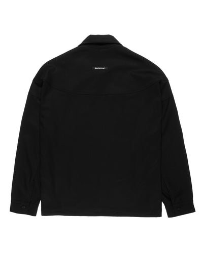 Minimal Black Zip Jacket