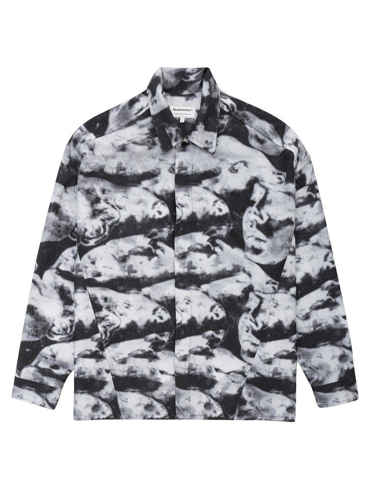 Black Camo Long Sleeve Shirt