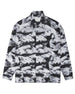 Black Camo Camicia Maniche Lunghe | Donna