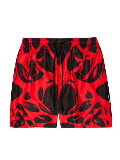 Strand Red Swim Shorts