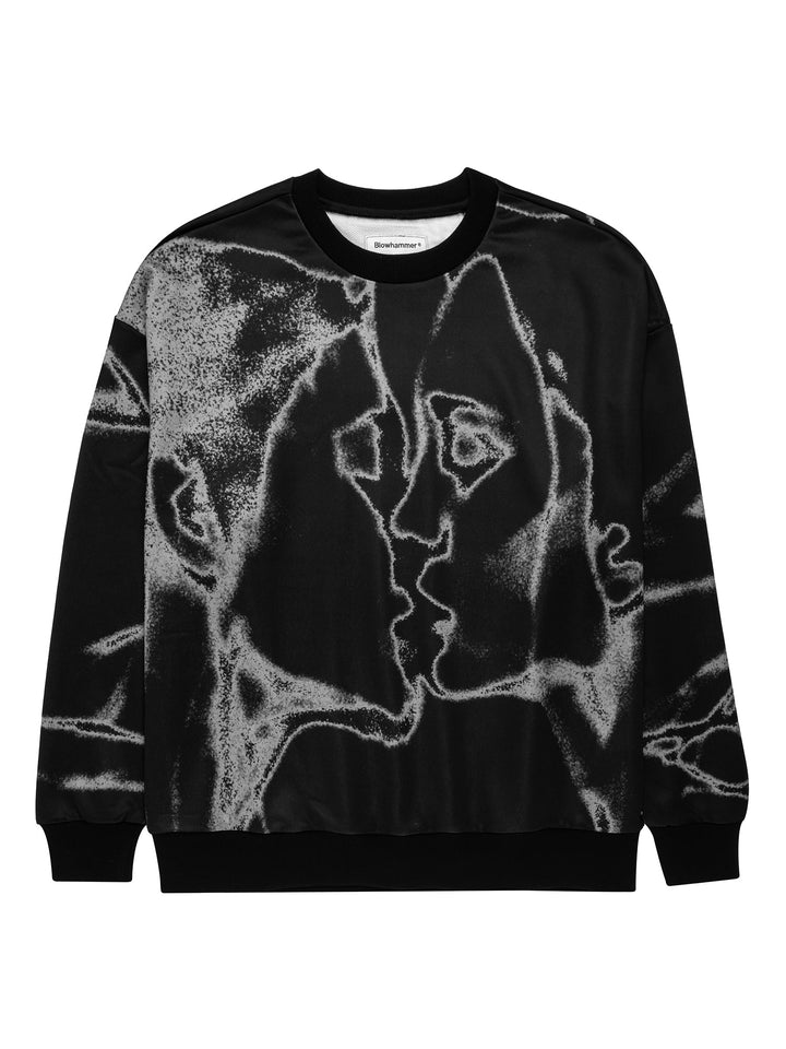 Unkiss Black Crewneck Sweatshirt