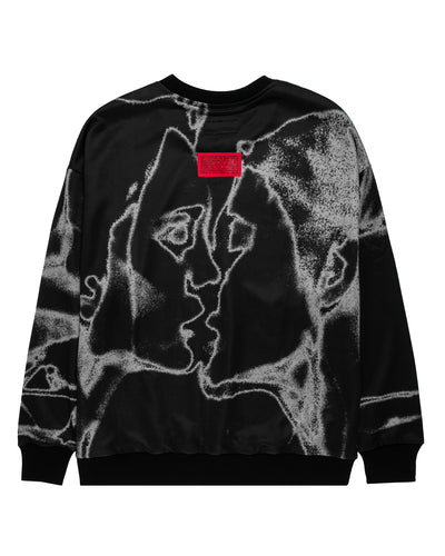 Unkiss Black Felpa Girocollo