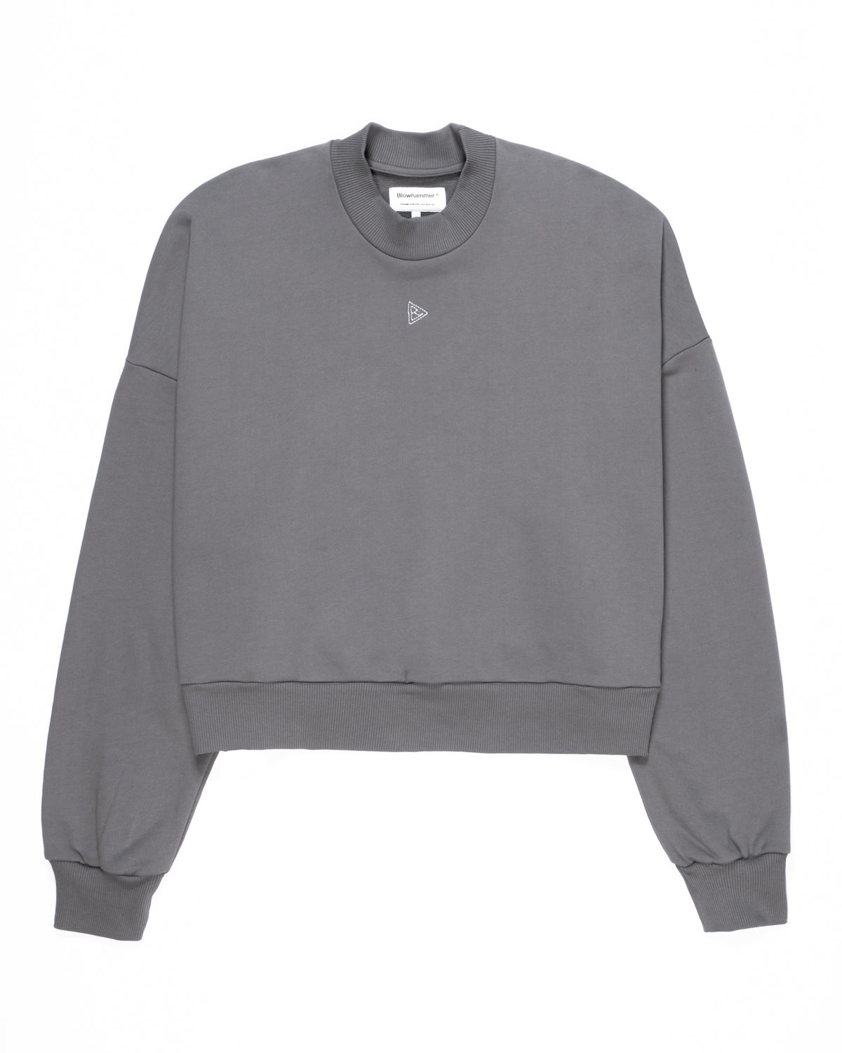 Minimal Grey Crewneck Sweatshirt