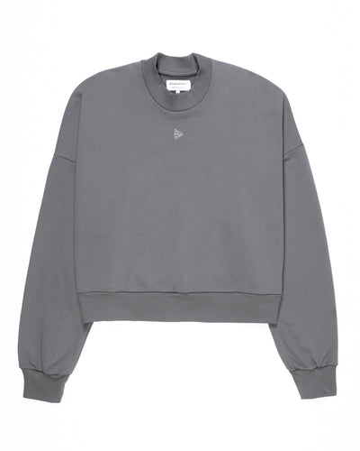 Minimal Grey Crewneck Sweatshirt