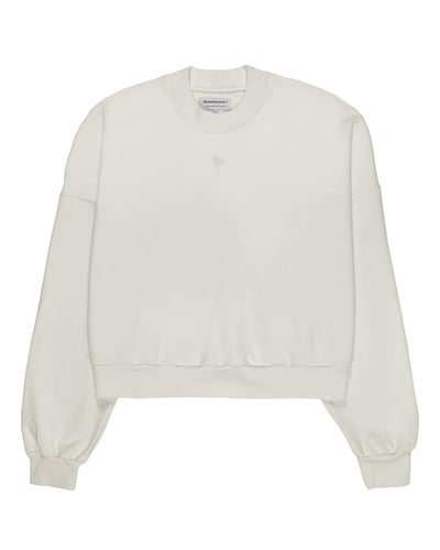 Minimal Cream Crewneck Sweatshirt