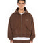 BROKENHEART Black Zip Hoodie | Blowhammer, color_brown
