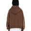 BROKENHEART Black Zip Hoodie | Blowhammer, color_brown