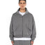 BROKENHEART Black Zip Hoodie | Blowhammer, color_grey