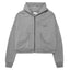 BROKENHEART Black Zip Hoodie | Blowhammer, color_grey
