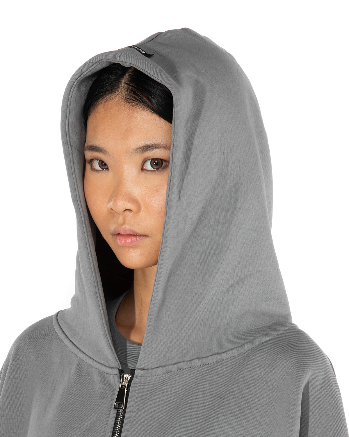 BROKENHEART Black Zip Hoodie | Blowhammer, color_grey