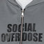 Social Overdose Felpa Cappuccio