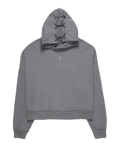 MINIMAL Grey Boxy Hoodie