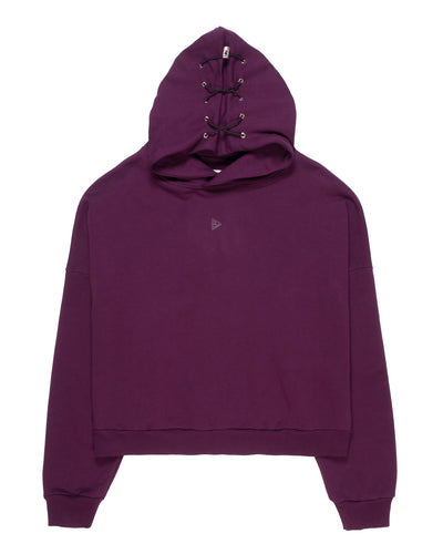 MINIMAL Purple Boxy Hoodie