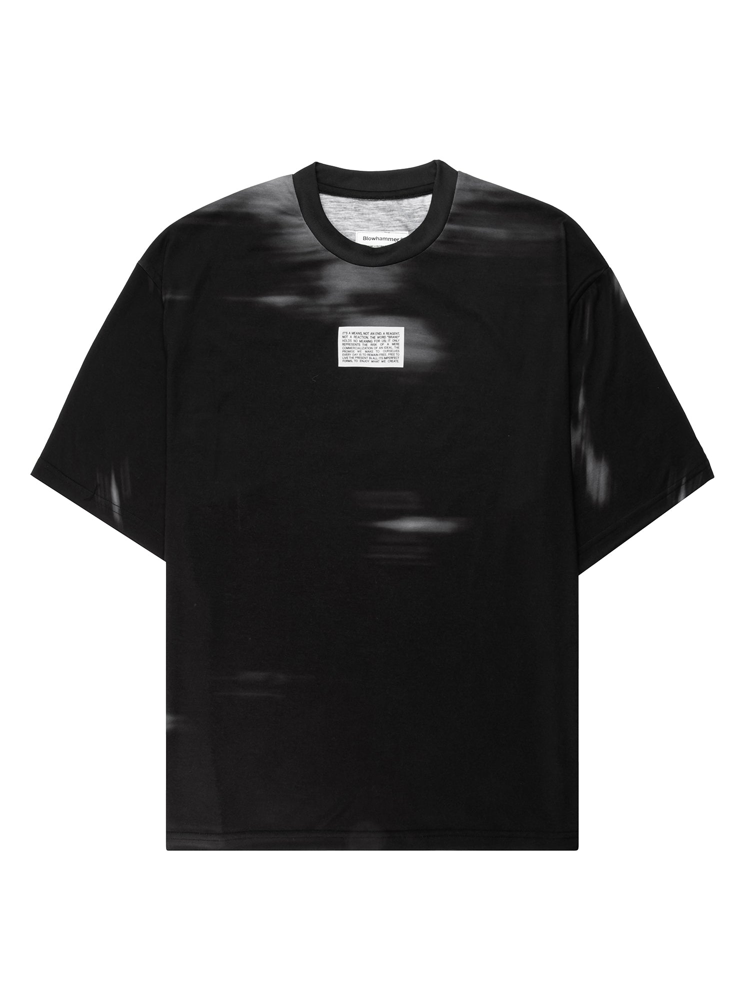 Μαύρο T-shirt Leak, μπροστινή όψη