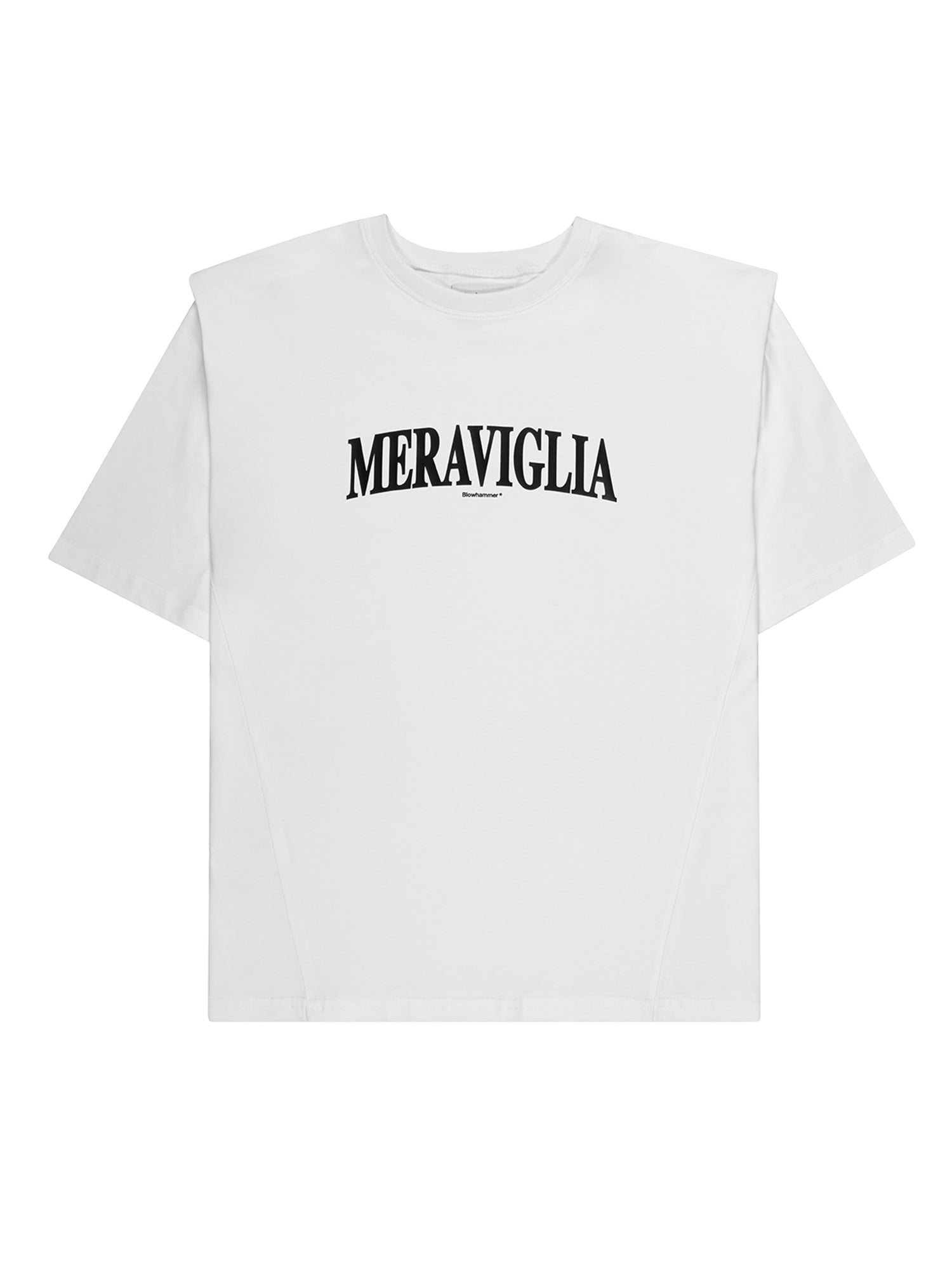 Wit T-shirt Meraviglia, vooraanzicht